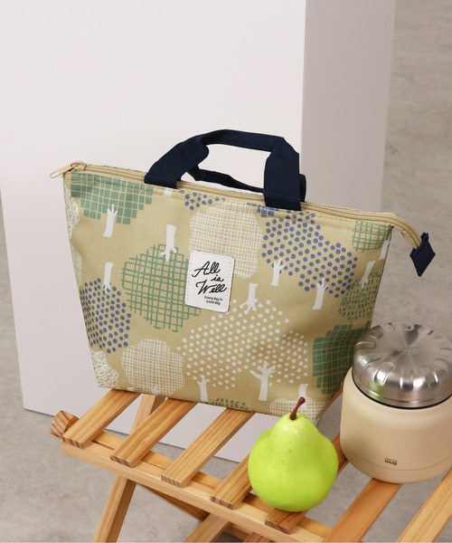 emesuelee(エメスーリー)の「保冷保温ランチトートBAG(エコバッグ/サブバッグ・レディース・ブルー/ライトベージュ/ピンク/チャコールグレー/ベージュ/ブラック/ネイビー/イエロー/アイボリー/グリーン/グリーン系1/ベージュ系1・フリー)」の12枚目の写真