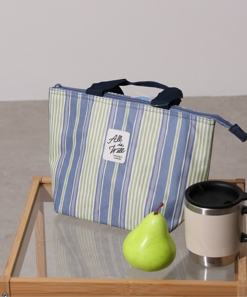emesuelee(エメスーリー)の「保冷保温ランチトートBAG(エコバッグ/サブバッグ・レディース・ブルー/ライトベージュ/ピンク/チャコールグレー/ベージュ/ブラック/ネイビー/イエロー/アイボリー/グリーン/グリーン系1/ベージュ系1・フリー)」の11枚目の写真