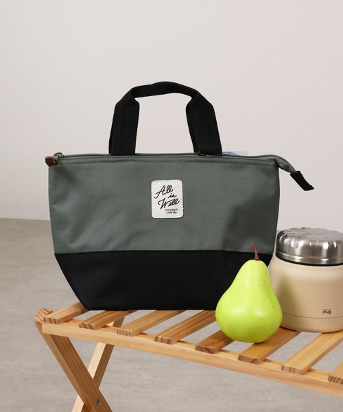 emesuelee(エメスーリー)の「保冷保温ランチトートBAG(エコバッグ/サブバッグ・レディース・ブルー/ライトベージュ/ピンク/チャコールグレー/ベージュ/ブラック/ネイビー/イエロー/アイボリー/グリーン/グリーン系1/ベージュ系1・フリー)」の8枚目の写真