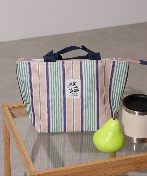 emesuelee(エメスーリー)の「保冷保温ランチトートBAG(エコバッグ/サブバッグ・レディース・ブルー/ライトベージュ/ピンク/チャコールグレー/ベージュ/ブラック/ネイビー/イエロー/アイボリー/グリーン/グリーン系1/ベージュ系1・フリー)」の17枚目の写真
