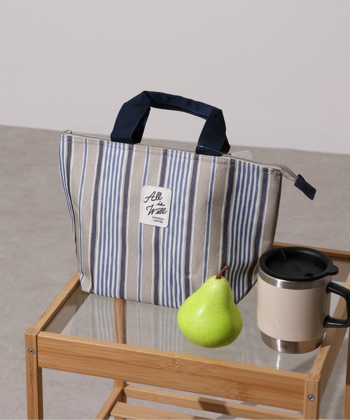 emesuelee(エメスーリー)の「保冷保温ランチトートBAG(エコバッグ/サブバッグ・レディース・ブルー/ライトベージュ/ピンク/チャコールグレー/ベージュ/ブラック/ネイビー/イエロー/アイボリー/グリーン/グリーン系1/ベージュ系1・フリー)」の22枚目の写真