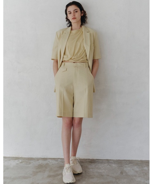 emmi（エミ）の「ガーゼツイストトップス（Tシャツ/カットソー・レディース・ブラック/ホワイト/グレー/イエロー・FREE）」の6枚目の写真