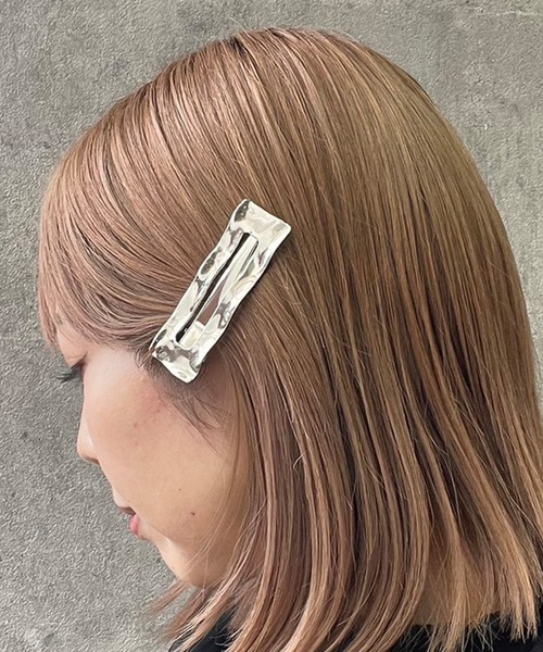 ヘアクリップ1点 バレッタ3点 Eコーム2点 ヘアピン3点 セール】【3点セット】ウェーブ ライン ヘアー クリップ メタル