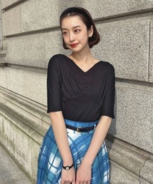 an another angelus | ショルダーギャザードルマンカットソー(Tシャツ/カットソー)