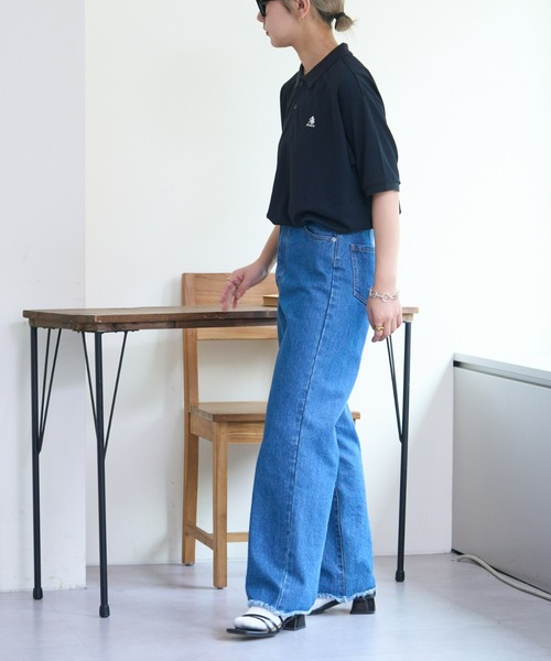 GEVACO（ゲバコ）の「【UNISEX】【GEVACO / ゲバコ】カノコポロショートスリーブシャツ（ポロシャツ・レディース・ライトグレー/ネイビー/ブラック・SMALL/MEDIUM/LARGE）」の12枚目の写真