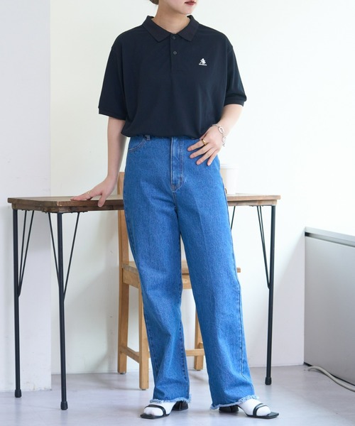 GEVACO（ゲバコ）の「【UNISEX】【GEVACO / ゲバコ】カノコポロショートスリーブシャツ（ポロシャツ・レディース・ライトグレー/ネイビー/ブラック・SMALL/MEDIUM/LARGE）」の9枚目の写真