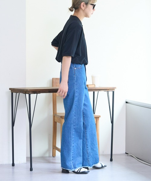 GEVACO（ゲバコ）の「【UNISEX】【GEVACO / ゲバコ】カノコポロショートスリーブシャツ（ポロシャツ・レディース・ライトグレー/ネイビー/ブラック・SMALL/MEDIUM/LARGE）」の11枚目の写真