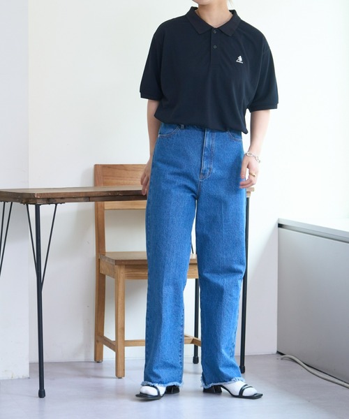 GEVACO（ゲバコ）の「【UNISEX】【GEVACO / ゲバコ】カノコポロショートスリーブシャツ（ポロシャツ・レディース・ライトグレー/ネイビー/ブラック・SMALL/MEDIUM/LARGE）」の10枚目の写真