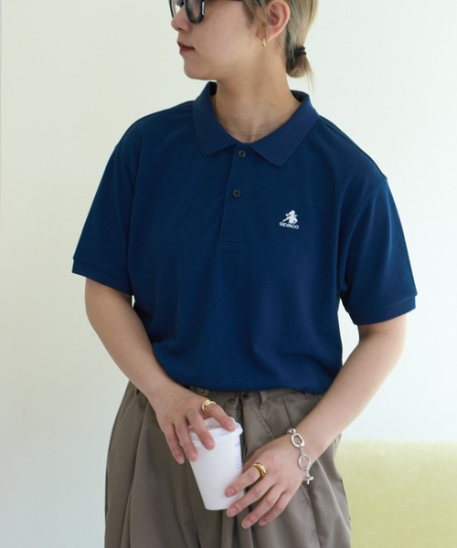 GEVACO（ゲバコ）の「【UNISEX】【GEVACO / ゲバコ】カノコポロショートスリーブシャツ（ポロシャツ・レディース・ライトグレー/ネイビー/ブラック・SMALL/MEDIUM/LARGE）」の15枚目の写真