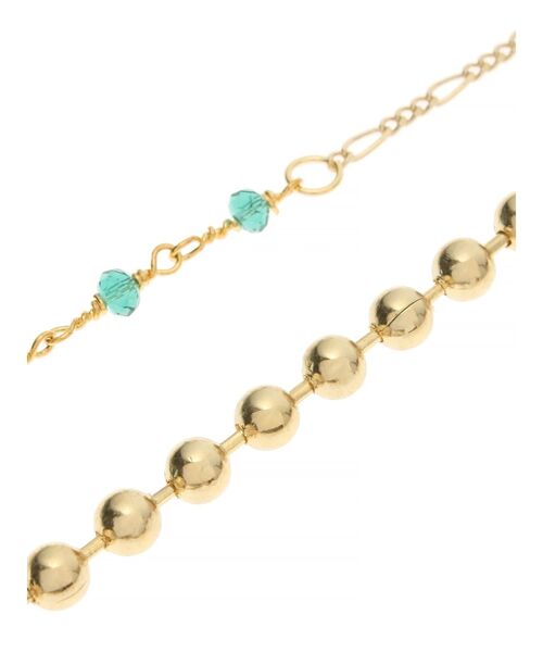EVRIS(エヴリス)の「SUNNY MOTIF COLOR CHAINネックレス(ネックレス・レディース・シルバー/ゴールド・FREE)」の6枚目の写真