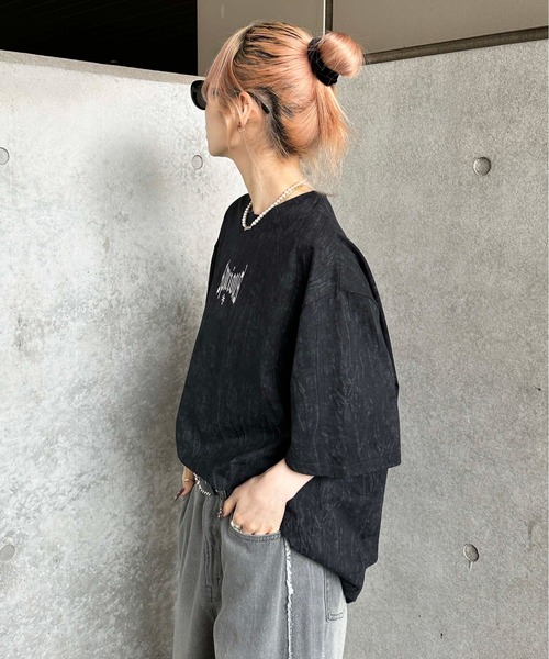 sedacle（セダクル）の「加工入りラインストーンTシャツ（Tシャツ/カットソー・メンズ・オフホワイト/チャコールグレー/ブラック・SMALL/MEDIUM/LARGE）」の21枚目の写真