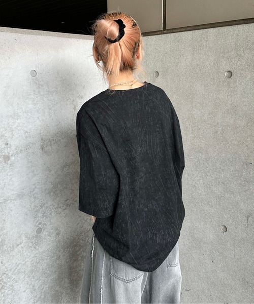 sedacle（セダクル）の「加工入りラインストーンTシャツ（Tシャツ/カットソー・メンズ・オフホワイト/チャコールグレー/ブラック・SMALL/MEDIUM/LARGE）」の20枚目の写真
