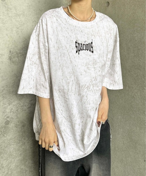 sedacle（セダクル）の「加工入りラインストーンTシャツ（Tシャツ/カットソー・メンズ・オフホワイト/チャコールグレー/ブラック・SMALL/MEDIUM/LARGE）」の11枚目の写真