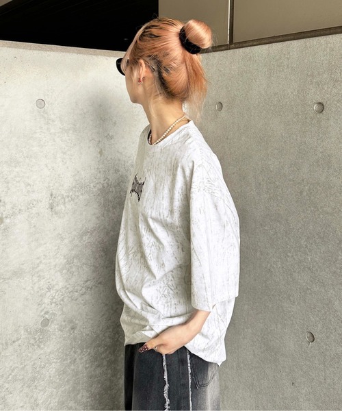 sedacle（セダクル）の「加工入りラインストーンTシャツ（Tシャツ/カットソー・メンズ・オフホワイト/チャコールグレー/ブラック・SMALL/MEDIUM/LARGE）」の10枚目の写真