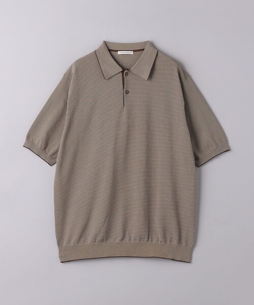 コットン ポリエステル ショートスリーブ　ニット ポロシャツ コットン ポリエステル ショートスリーブ ニット ポロシャツ