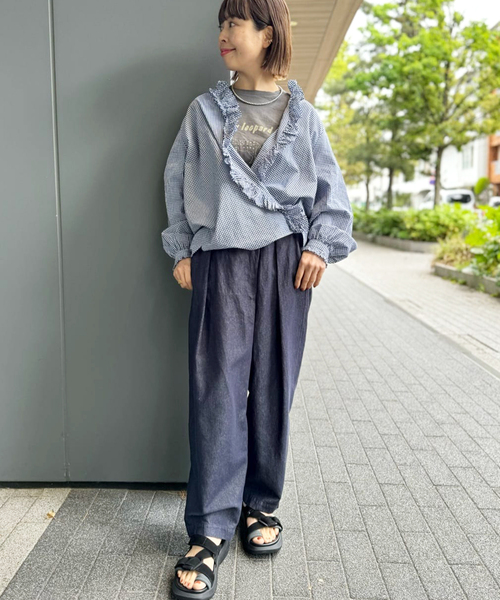 CLデニム クロスオーバーパンツ JOURNAL STANDARD LUXE（ジャーナルスタンダード ラックス）の
