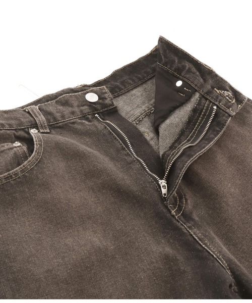 Settimissimo（セッティミッシモ）の「オーバーダイ ストレート デニム（デニムパンツ・レディース・ネイビー/ブラック・M）」の14枚目の写真