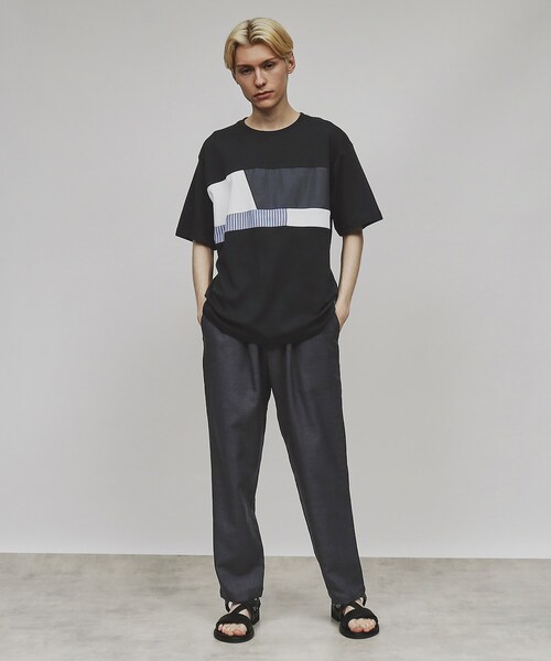 tk.TAKEO KIKUCHI(ティーケータケオキクチ)の「◆ムネパネル切替半袖Tee(Tシャツ/カットソー・メンズ・ブラック系4/ホワイト系7/ブルー系その他6・04/03/02)」の17枚目の写真