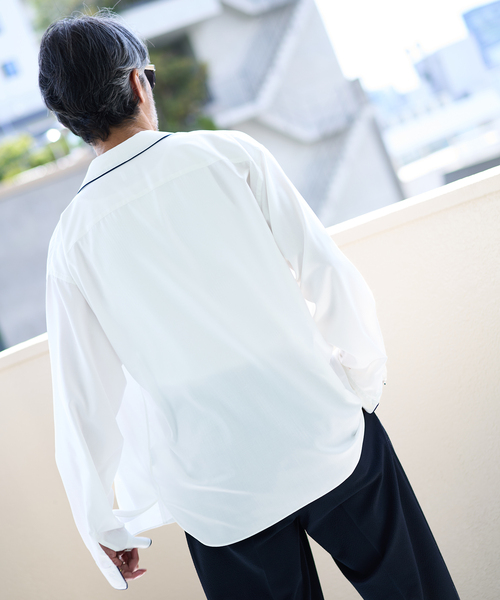 EDIFICE(エディフィス)の「E.NIGHT シャツ(シャツ/ブラウス・メンズ・グレー/ホワイト/ブルー・46/48)」の6枚目の写真