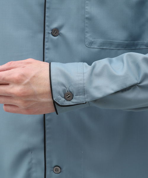 EDIFICE(エディフィス)の「E.NIGHT シャツ(シャツ/ブラウス・メンズ・グレー/ホワイト/ブルー・46/48)」の14枚目の写真