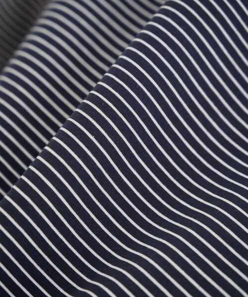 PUBLIC TOKYO(パブリックトウキョウ)の「ビューティーコットンコードTEE(Tシャツ/カットソー・メンズ・オリーブ/キナリ/ダークグレー/ネイビー/ブルー・1/2)」の7枚目の写真