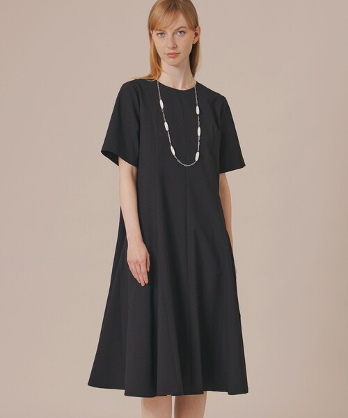 MACKINTOSH LONDON（マッキントッシュ ロンドン）の「ストレッチサッカーワンピース（ワンピース・レディース・ブラウン/ブラック・40/38）」の2枚目の写真