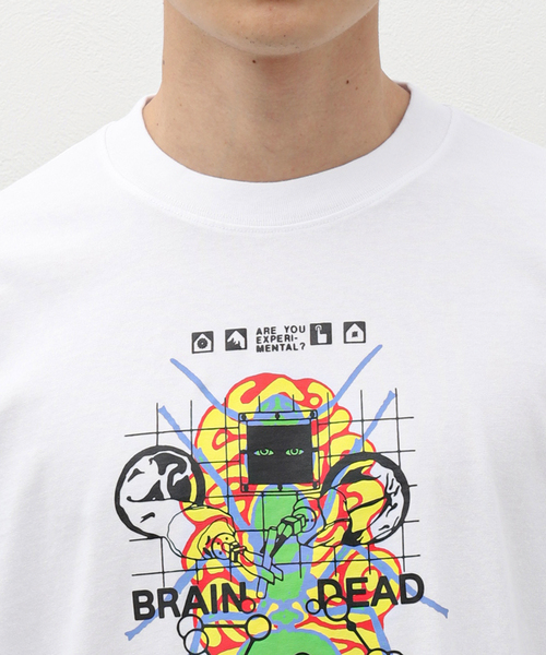 セール】BRAIN DEAD / ブレインデッド FUTURE SOUNDS T-SHIRT