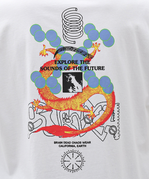 フューチャーサウンズTシャツ セール】BRAIN DEAD / ブレインデッド FUTURE SOUNDS T-SHIRT