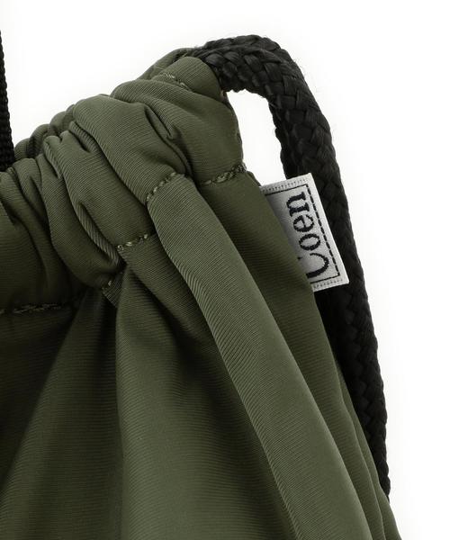 coen(コーエン)の「ワッペンナップサック(バックパック/リュック・レディース・オリーブ/ネイビー・フリー)」の7枚目の写真