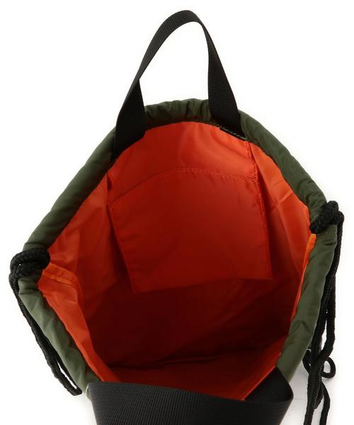 coen(コーエン)の「ワッペンナップサック(バックパック/リュック・レディース・オリーブ/ネイビー・フリー)」の8枚目の写真