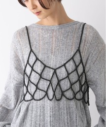 LEPSIM | ビーズビスチェ　125108(ベスト)