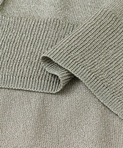 URBAN RESEARCH ROSSO WOMEN（アーバンリサーチ　ロッソ）の「ラメニットカーディガン（カーディガン/ボレロ・レディース・チャコールグレー/グレー系その他/ダークグレー/ベージュ系その他・FREE）」の11枚目の写真