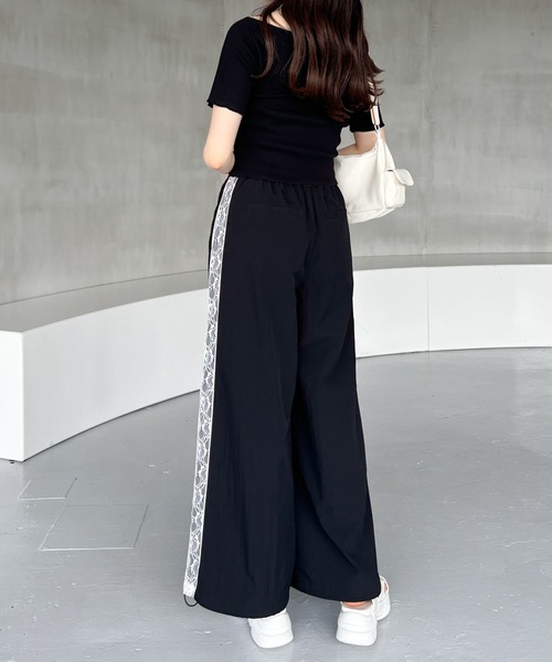 Heather（ヘザー）の「アソートデザインワイドパンツ　125532（その他パンツ・レディース・グレー/ホワイト系その他/ブラック系その他・FREE）」の21枚目の写真