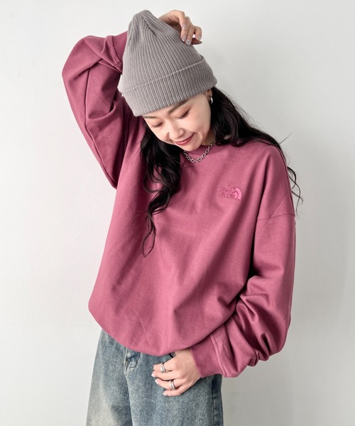 THE NORTH FACE(ザノースフェイス)の「国内未発売 THE NORTH FACE(ザ・ノースフェイス)/ワンポイント刺繍スウェット クルーネック 長袖トレーナー/GO-TO SWEATSHIRTS(スウェット・レディース・オートミール/ベージュ/グリーン/ブラック/ダークグレー/レッド/グレー・XL/L/M/XXL)」の13枚目の写真