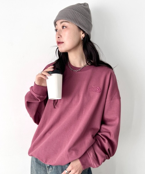 THE NORTH FACE(ザノースフェイス)の「国内未発売 THE NORTH FACE(ザ・ノースフェイス)/ワンポイント刺繍スウェット クルーネック 長袖トレーナー/GO-TO SWEATSHIRTS(スウェット・レディース・オートミール/ベージュ/グリーン/ブラック/ダークグレー/レッド/グレー・XL/L/M/XXL)」の12枚目の写真