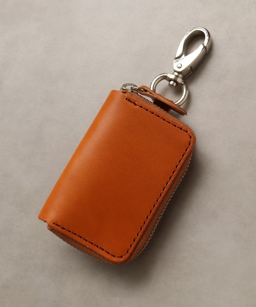 welise(ウェライズ)の「【welise/ウェライズ】-MADE IN JAPAN- 栃木レザー キーリング付きマルチキーケース(キーケース/キーアクセサリー・メンズ・ブラウン/ダークブラウン/グリーン/レッド/ネイビー/ブラック・FREE)」の3枚目の写真