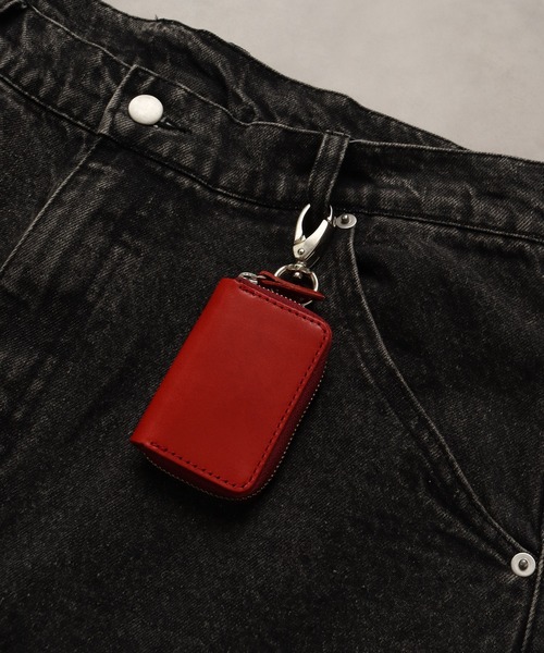 welise(ウェライズ)の「【welise/ウェライズ】-MADE IN JAPAN- 栃木レザー キーリング付きマルチキーケース(キーケース/キーアクセサリー・メンズ・ブラウン/ダークブラウン/グリーン/レッド/ネイビー/ブラック・FREE)」の6枚目の写真