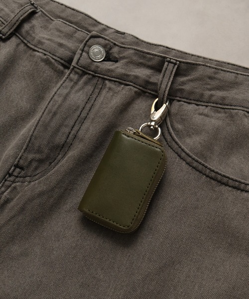 welise(ウェライズ)の「【welise/ウェライズ】-MADE IN JAPAN- 栃木レザー キーリング付きマルチキーケース(キーケース/キーアクセサリー・メンズ・ブラウン/ダークブラウン/グリーン/レッド/ネイビー/ブラック・FREE)」の4枚目の写真