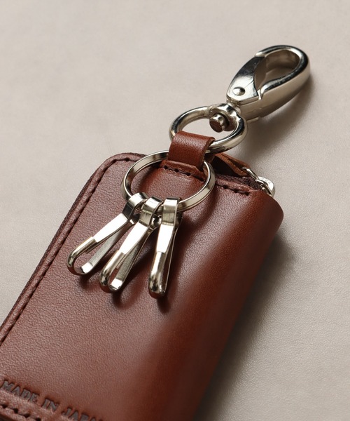 welise(ウェライズ)の「【welise/ウェライズ】-MADE IN JAPAN- 栃木レザー キーリング付きマルチキーケース(キーケース/キーアクセサリー・メンズ・ブラウン/ダークブラウン/グリーン/レッド/ネイビー/ブラック・FREE)」の11枚目の写真