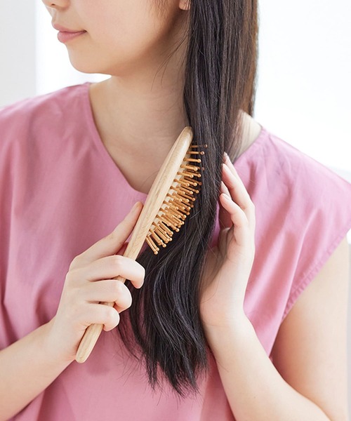 shesay オーク材のウッドピンブラシ（ヘアブラシ）｜URBAN RESEARCH