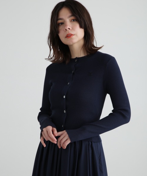 【セール】◆UV加工クルーネックリブカーディガン（カーディガン/ボレロ）｜JILL STUART（ジルスチュアート）