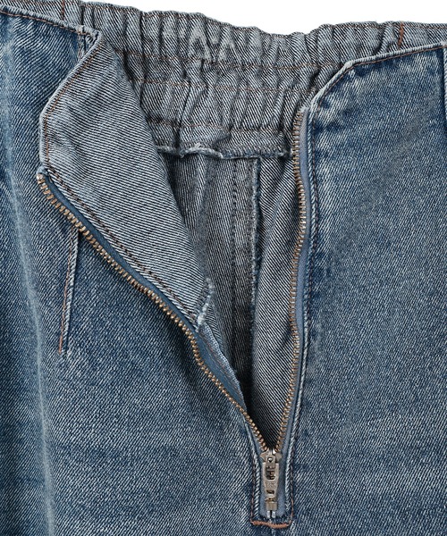セール】フロントジップカーブデニムパンツ（デニムパンツ）｜31