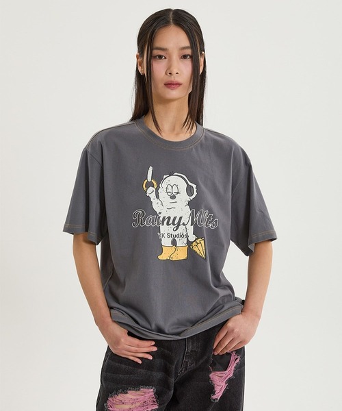 tシャツ K-POPアイドル着用「UNISEX」Wai Kei／IM HAPPY Ｔシャツ レディース メンズ セール】☆K-POPアイドル着用【UNISEX】Wai Kei／IM HAPPY T