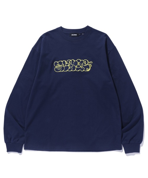 XLARGE(エクストララージ)の「XL GRAFFITI L/S TEE(Tシャツ/カットソー・メンズ・ネイビー/ブラック/ホワイト・XL/L/M/S)」の3枚目の写真