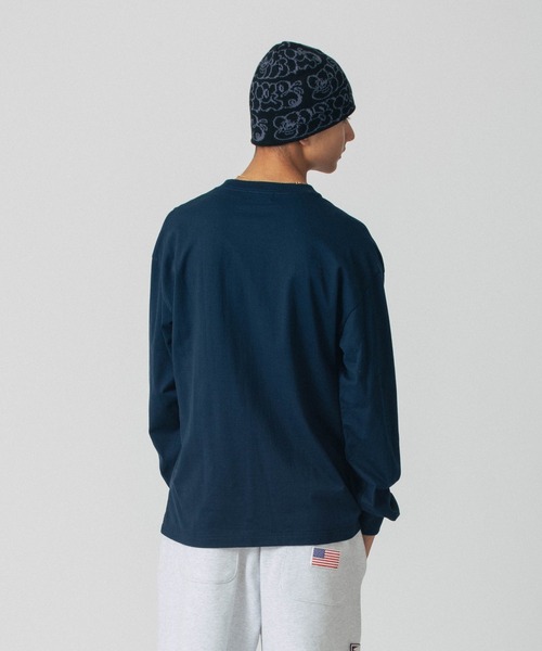 XLARGE(エクストララージ)の「XL GRAFFITI L/S TEE(Tシャツ/カットソー・メンズ・ネイビー/ブラック/ホワイト・XL/L/M/S)」の5枚目の写真