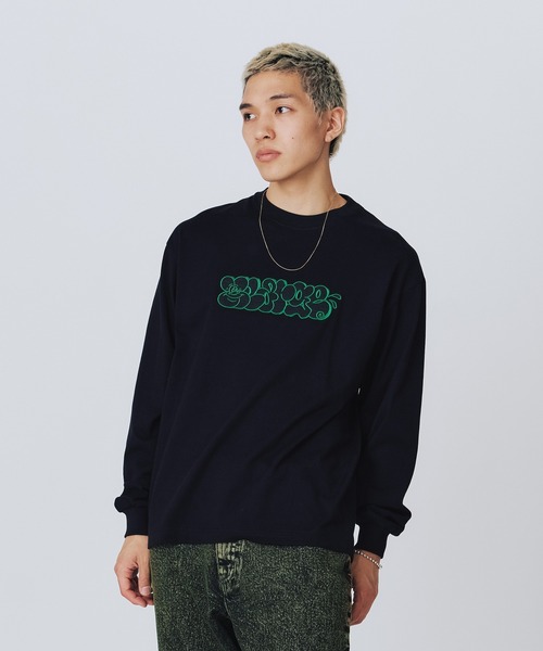 XLARGE(エクストララージ)の「XL GRAFFITI L/S TEE(Tシャツ/カットソー・メンズ・ネイビー/ブラック/ホワイト・XL/L/M/S)」の13枚目の写真
