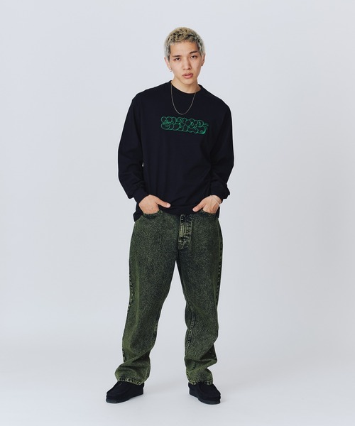 XLARGE(エクストララージ)の「XL GRAFFITI L/S TEE(Tシャツ/カットソー・メンズ・ネイビー/ブラック/ホワイト・XL/L/M/S)」の12枚目の写真
