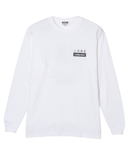 DOUBLE STEAL(ダブルスティール)の「漢字ロゴ 長袖Tシャツ(Tシャツ/カットソー・メンズ・ブラック×ホワイト/ホワイト×ブラック・MEDIUM/X-LARGE/LARGE)」の7枚目の写真