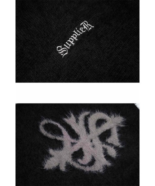 SUPPLIER（サプライヤー）の「ニット｜Cross Shaggy Knit｜SUPPLIER｜公式通販（ニット/セーター・メンズ・イエロー・M/S/XL/L）」の5枚目の写真