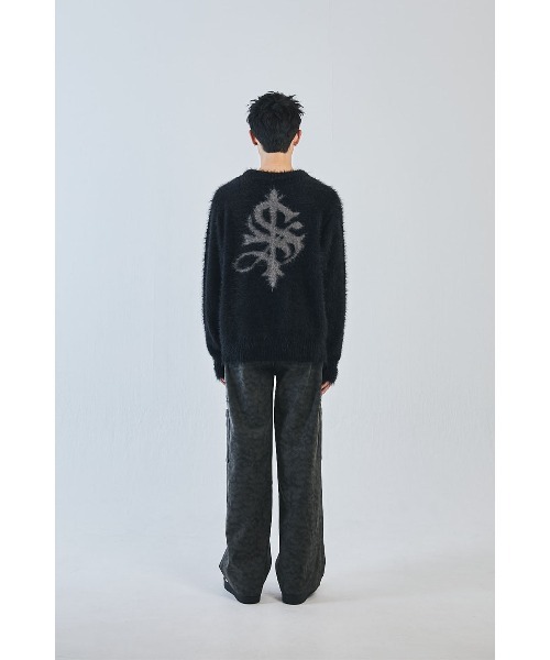 SUPPLIER（サプライヤー）の「ニット｜Cross Shaggy Knit｜SUPPLIER｜公式通販（ニット/セーター・メンズ・イエロー・M/S/XL/L）」の8枚目の写真